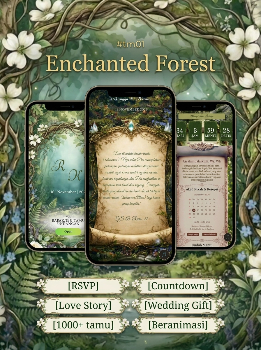 Pratinjau tema Enchanted Forest